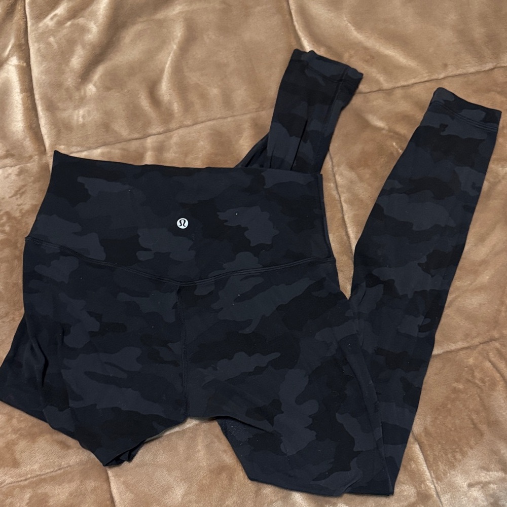 Lululemon Black Camo Align Leggings